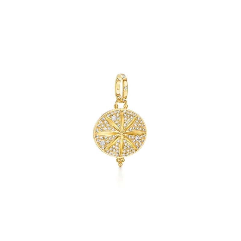 Temple St. Clair 18K Yellow Gold Diamond Sorcerer Pendant