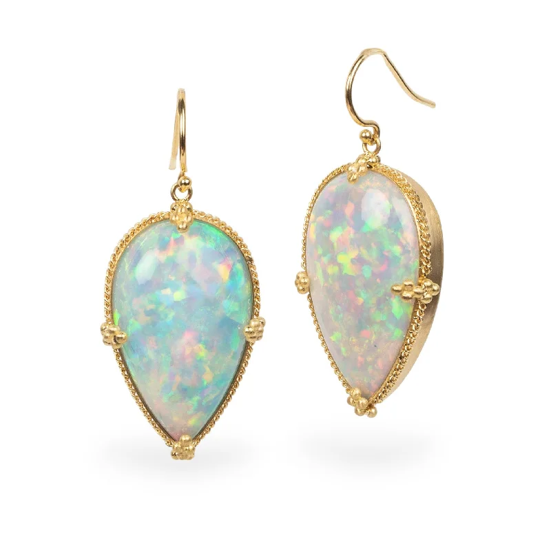 Ethiopian Opal Statement Earrings