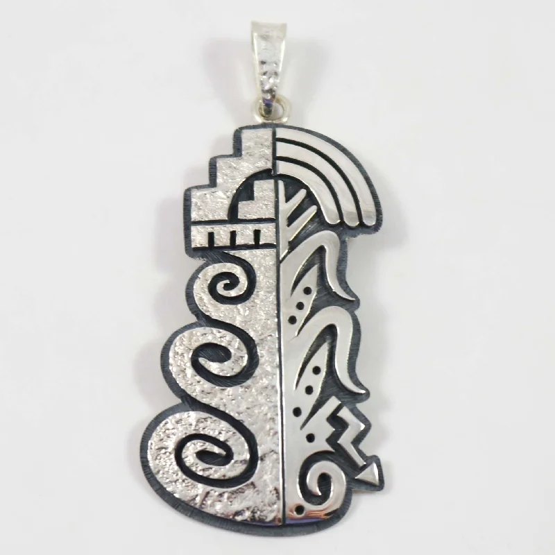 Hopi Overlay Pendant