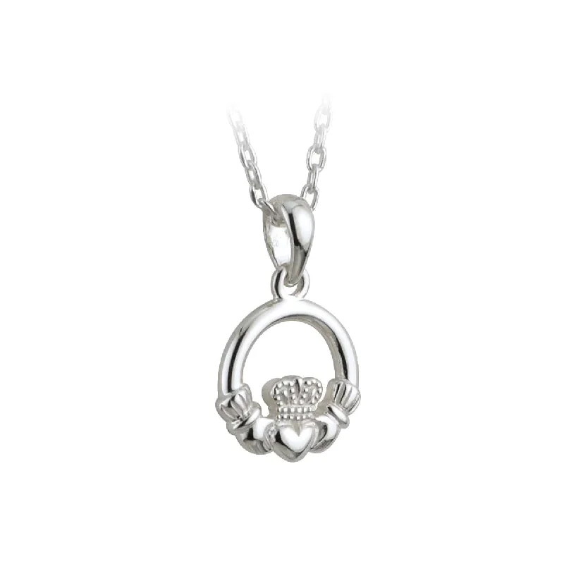 Sterling Silver Claddagh Pendant