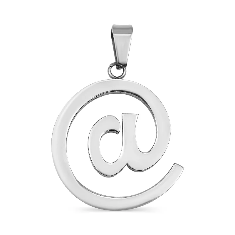 "@" Symbol Stainless Steel Pendant / PDJ2023