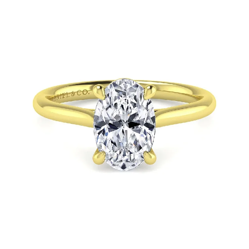 GABRIEL & CO "Contemporary" Engagement Ring