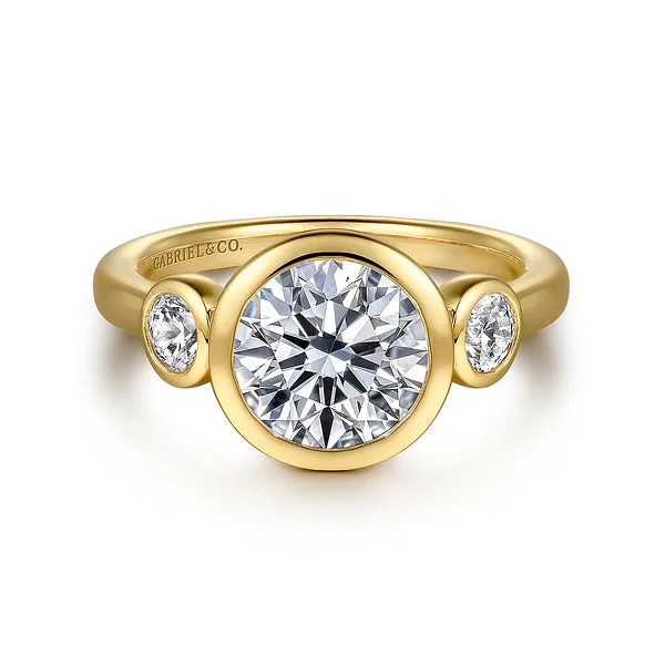 GABRIEL & CO "Contemporary" Engagement Ring