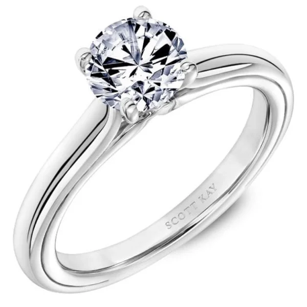 Scott Kay "Namaste" Solitaire Engagement Ring