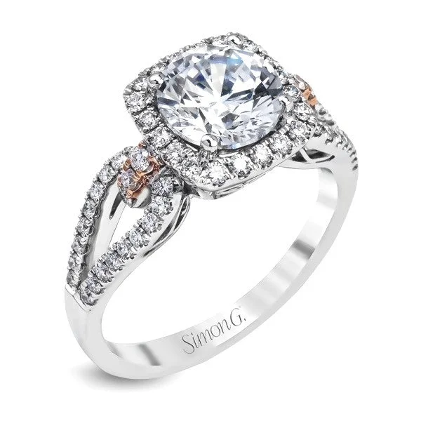 Simon G. "Passion" Halo Engagement Ring