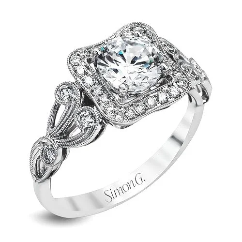 Simon G. "Passion" Halo Engagement Ring