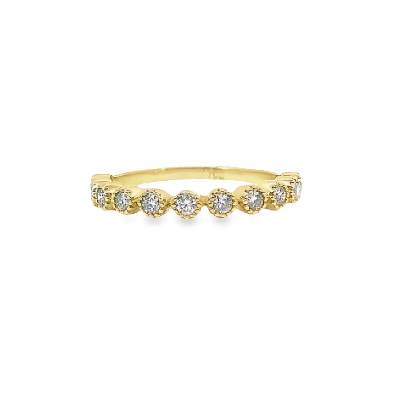 Yellow Gold Diamond Wedding Band