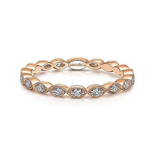 GABRIEL & CO "Stackable" Wedding Band