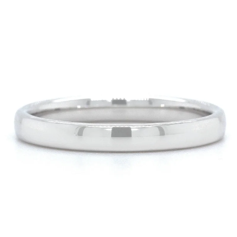 14K White Gold Polished Band