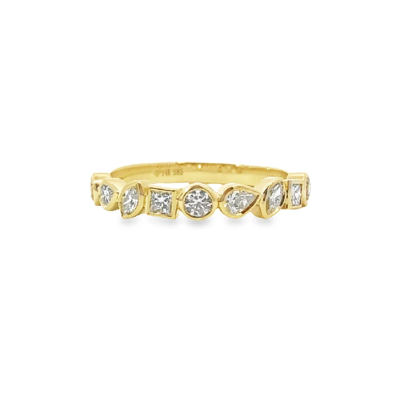 Yellow Gold Diamond Wedding Band