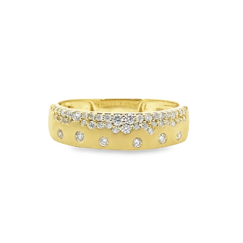 Yellow Gold Diamond Wedding Band