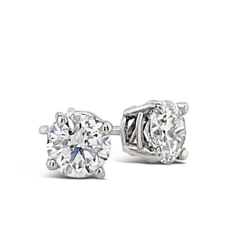 Forevermark 1.01 Cttw. White Gold Diamond Solitaire Earrings