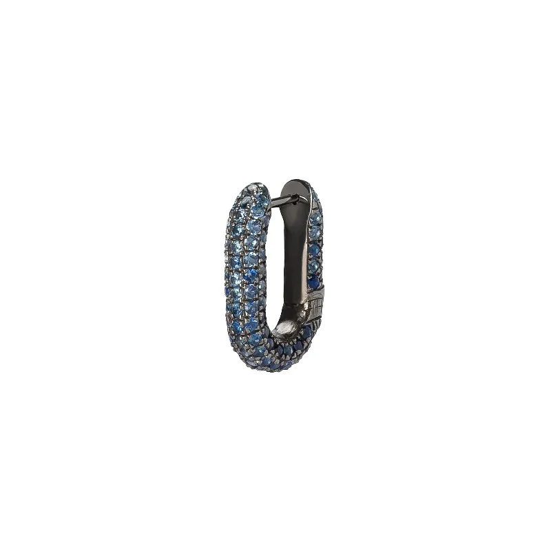 Sapphire Link Earring - 18mm