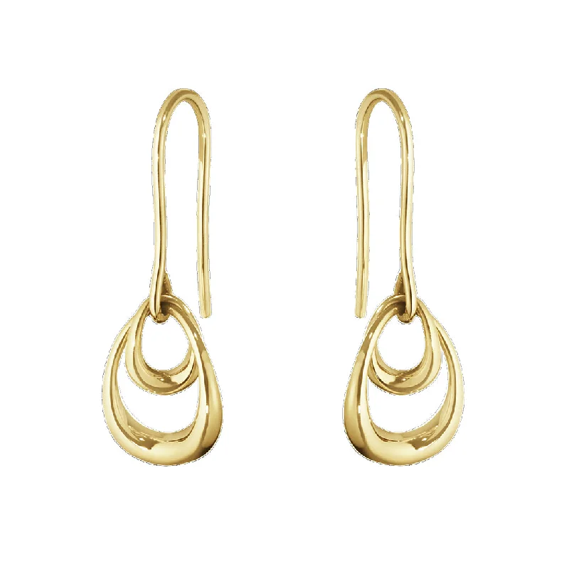 Offspring Drop Earrings in Yellow Gold