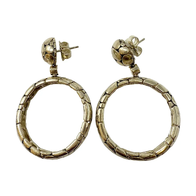 John Hardy Kali Hoop Drop Earrings