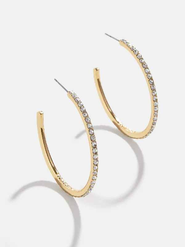 Lana Earrings - Gold/Pavé