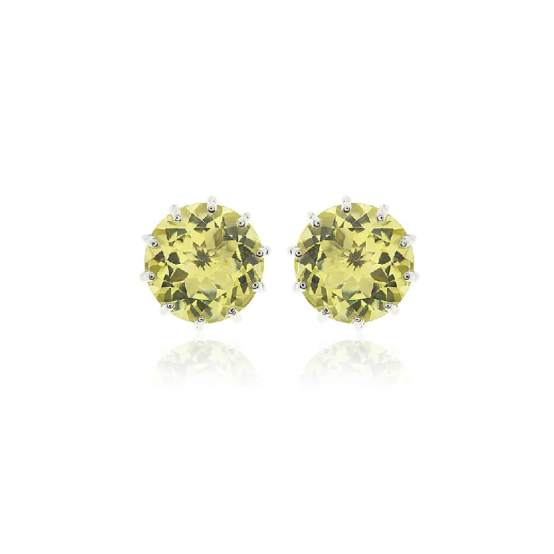 Dottie Earrings in Lemon Quartz