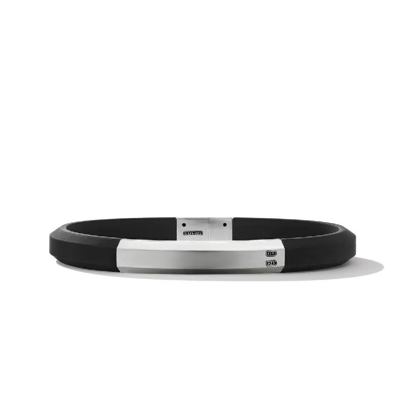 Streamline® ID Black Rubber Bracelet