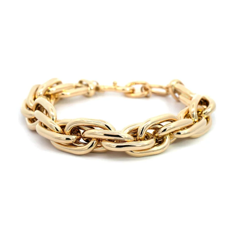 14K Yellow Gold Small Links Ephrusi Bracelet