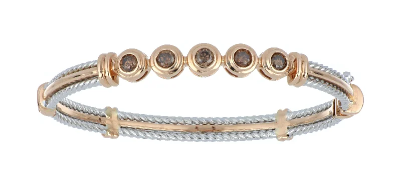 Brown Diamond Ladies Bangle (Brown Diamond .96 cts.)