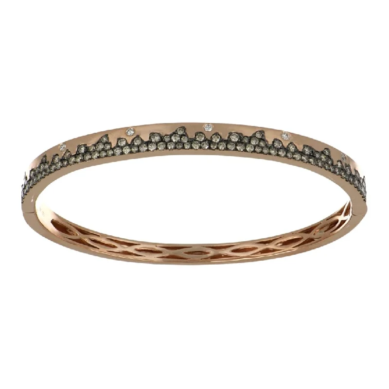 Brown Diamond Ladies Bangle (Brown Diamond 1.32 cts. White Diamond 0.11 cts.)