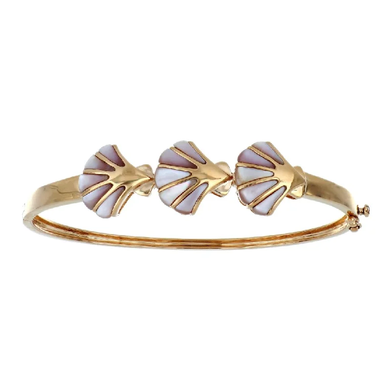 Pink Mother of Pearl Bangle (Pink Mother of Pearl 17.78 grams)