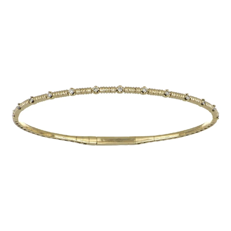 White Diamond Bangle (White Diamond 0.2 cts.)